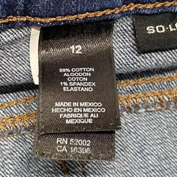 DKNY Jeans Women's 12 So-Lo-Lita Stretch Blue Denim Boot Fit Est.1989 - Picture 8 of 10